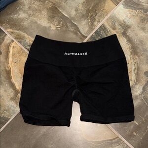 Alphalete Women's Black Bike Shorts